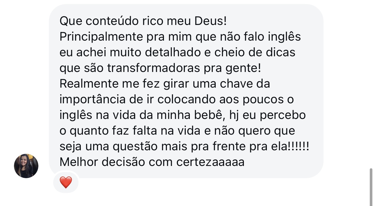 Depoimento de mãe 1