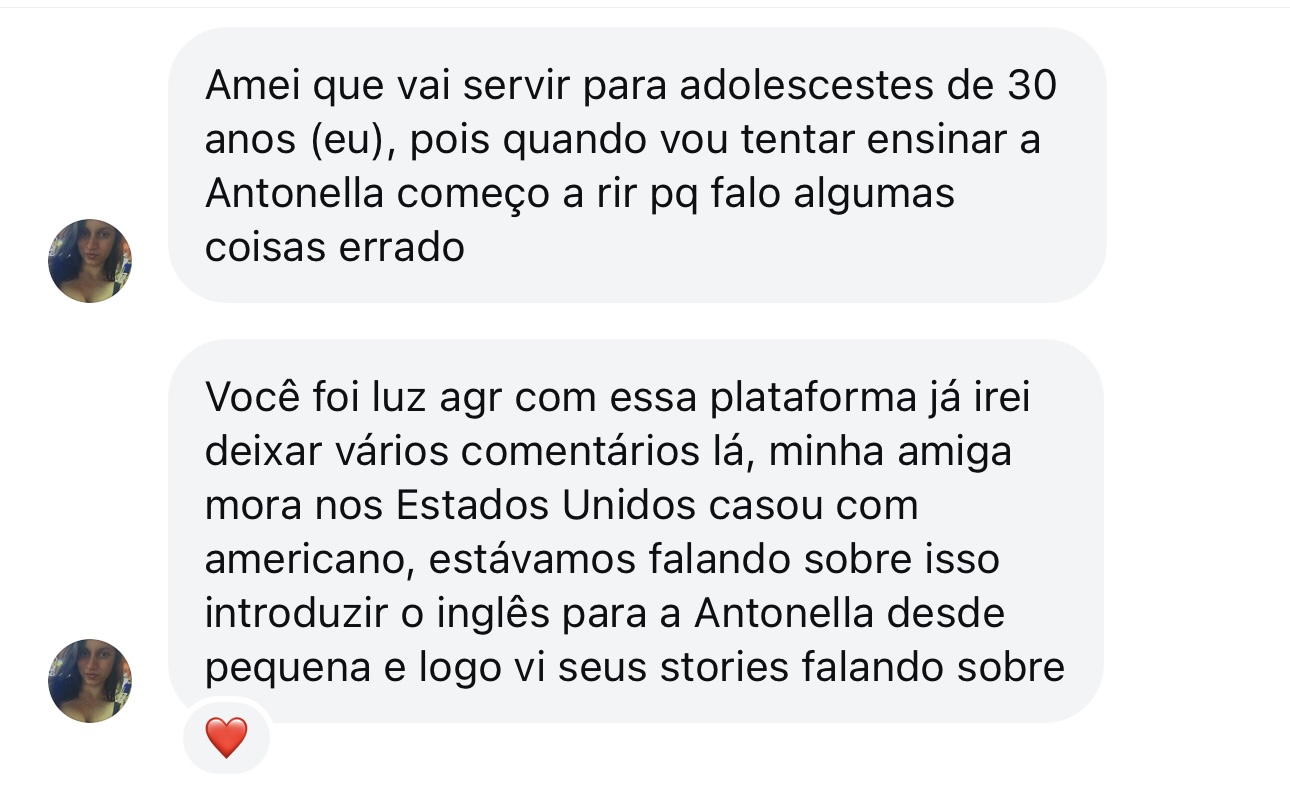 Depoimento de mãe 3